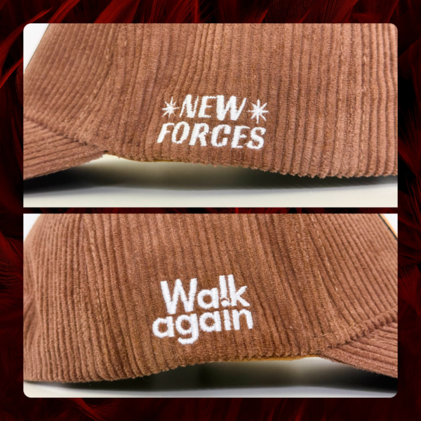 Gorra coderoy, color chocolate, New Forces