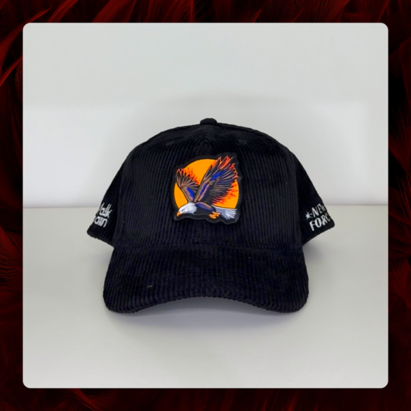 Gorra coderoy, color negro, New Forces