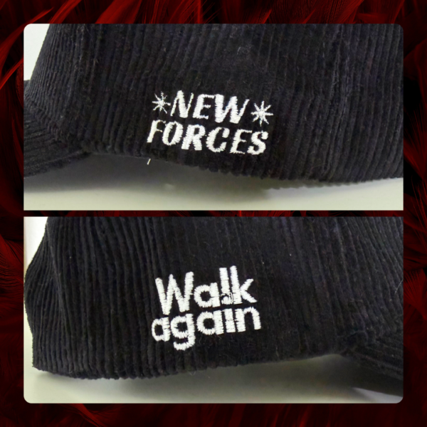 Gorra coderoy, color negro, New Forces