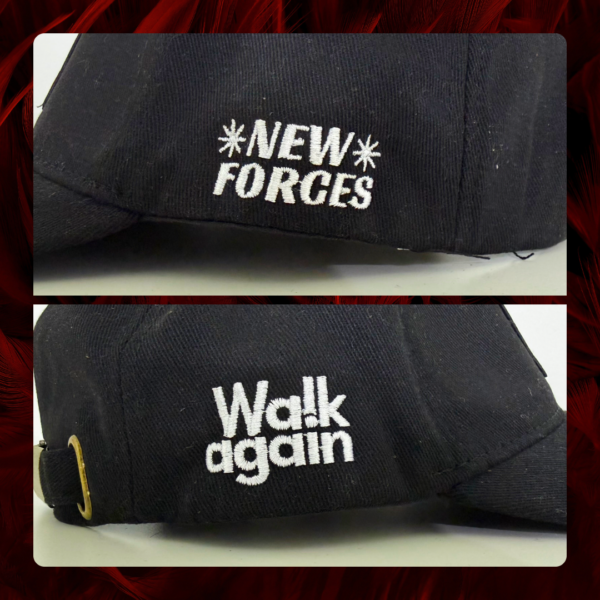 Gorra gabardina esmerilada, color negro, New Forces