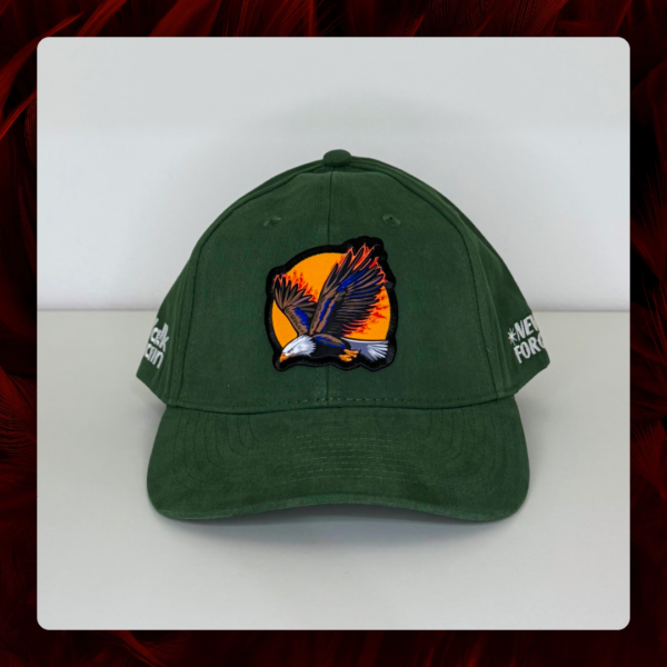 Gorra gabardina esmerilada, color verde inglés, New Forces