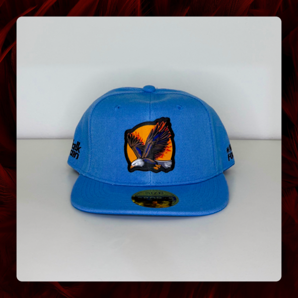 gorra-snapback-celeste-new-forces-1 Gorra snapback, color celeste, New Forces