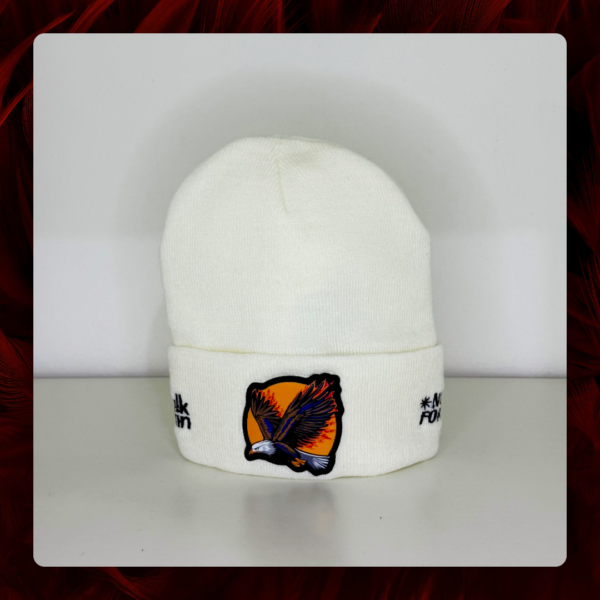 Gorro lana clásico, color blanco, New Forces
