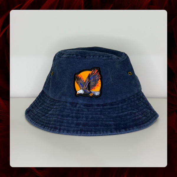 Piluso vintage, color azul marino, New Forces